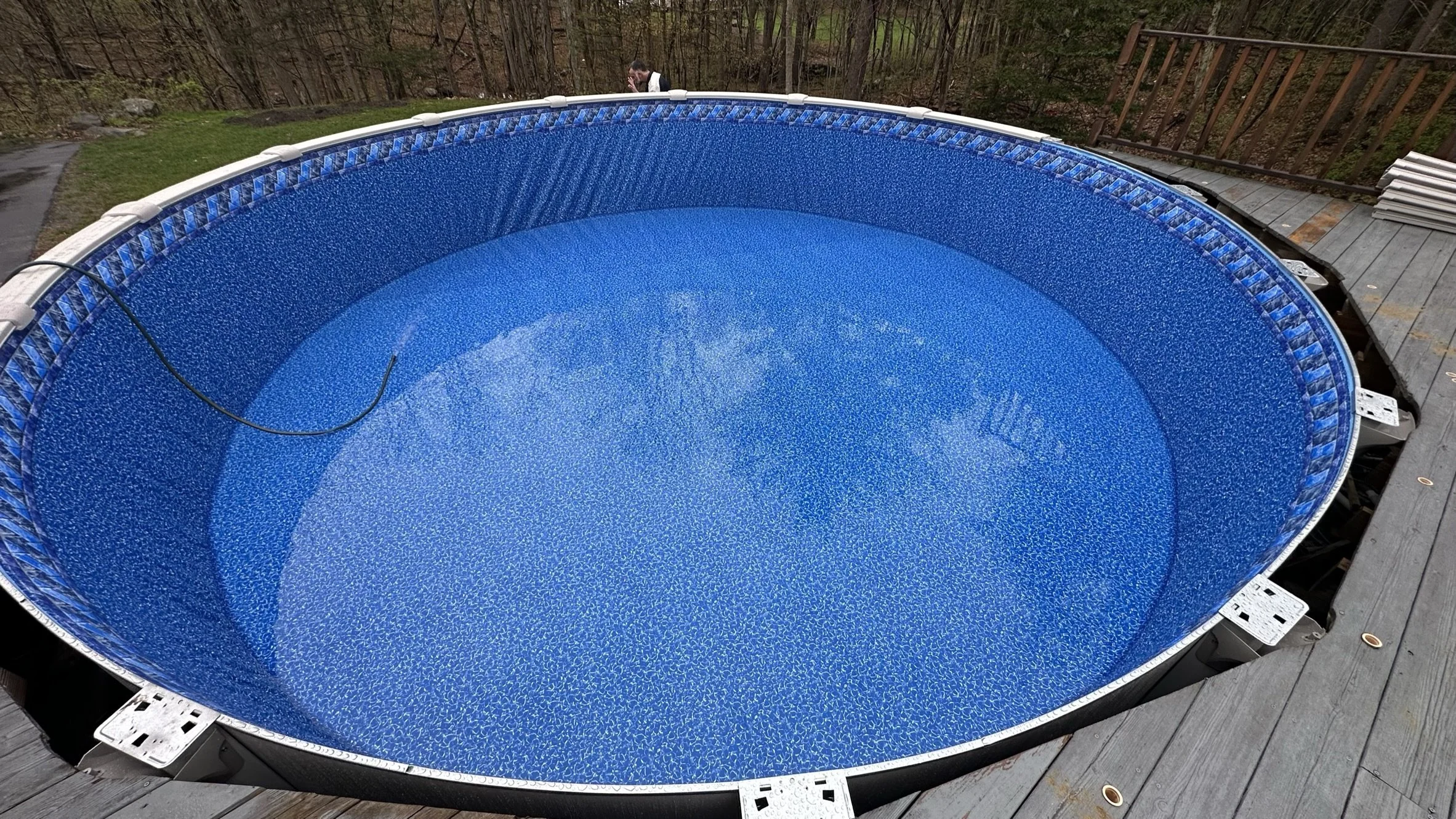 Completed liner installation